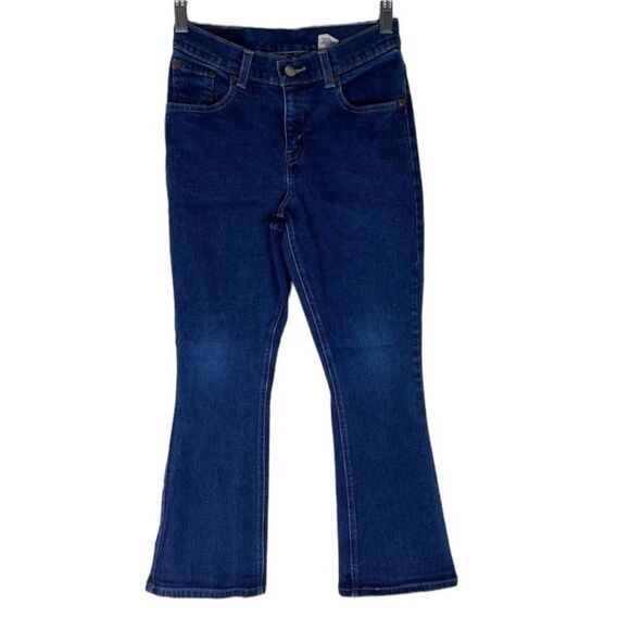 Levi’s Jeans Girls Blue Denim 517 Flare Y2K Vintage Stretch 5 Pockets 10 1/2 - Picture 1 of 9